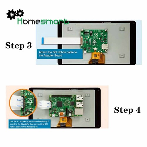 Display 7 inch Touchscreen 800*480 DSI Monitor for Raspberry Pi 4 3 Model B AHS - Bild 10 von 10