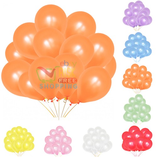 100 x Latex Perlen BALLON BALLONS Helium BALLONS Qualität Party Geburtstag Hochzeit - Bild 16 von 30