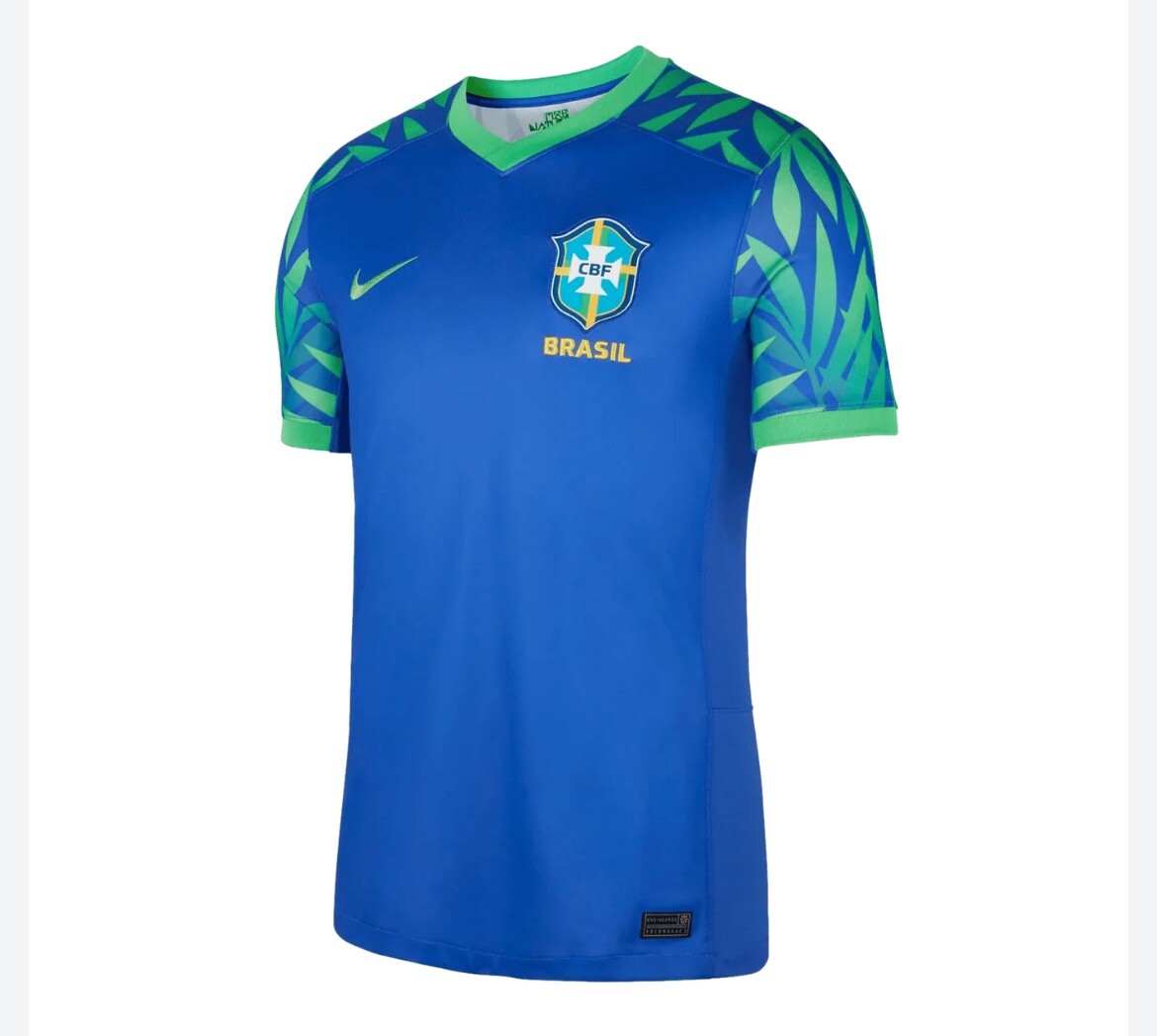 Nike Brazil Brasil CBF 2023/24 Away Football Soccer Jersey Men's