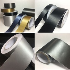 Decor Car House Metallic Metal Matte Brushed ALUMINUM Vinyl Wrap Sticker Tape KW