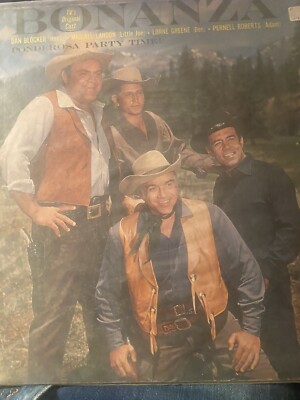 ''Bonanza'' Cast Ponderosa Party Time! LP Record RCA Victor 1962 LPM-2583