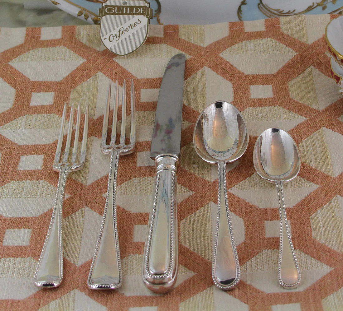 Sterling silver deals place setting