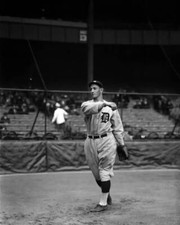 Charles L Gehringer of the Detroit Tigers throwing a ball Baseball Old Photo