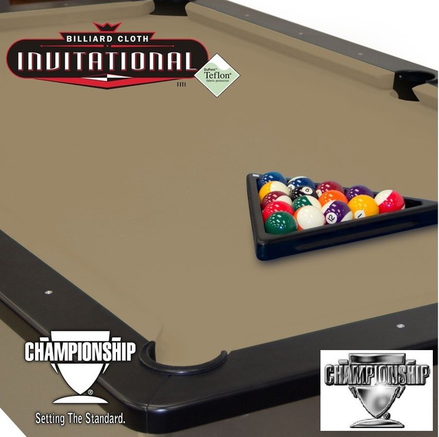 Championship Invitational DuPont Teflon Woolen Billiard Cloth Fabric