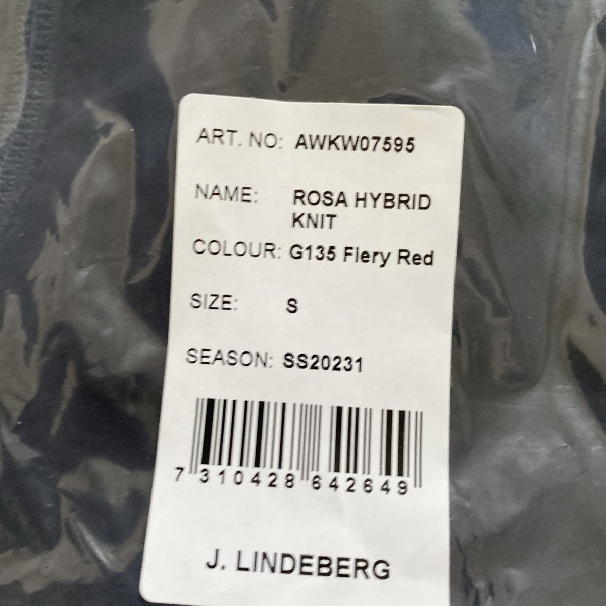 J Lindeberg Women's Rosa HYBRID KNIT Full Zip AWKW07595 G135