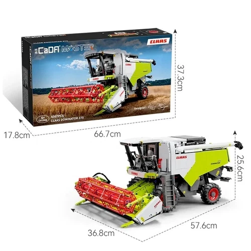 CaDA Master C61508W CLAAS Dominator 370 Mähdrescher 1:17 – 4567 Teile – Neu