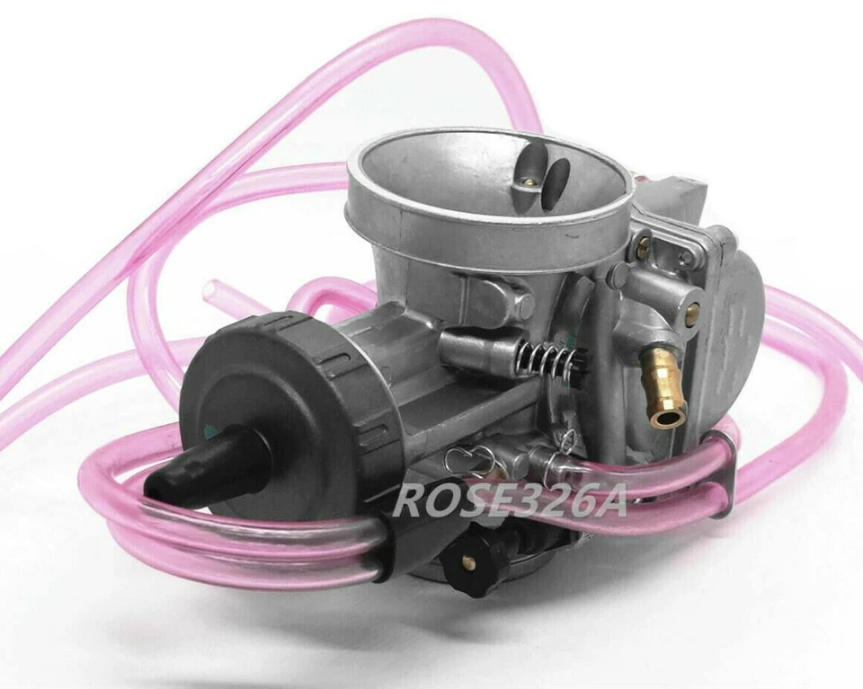 Carburetor with Grips and Throttle Cable Set for Yamaha YZ250 1979-2000 - Image 2 of 4