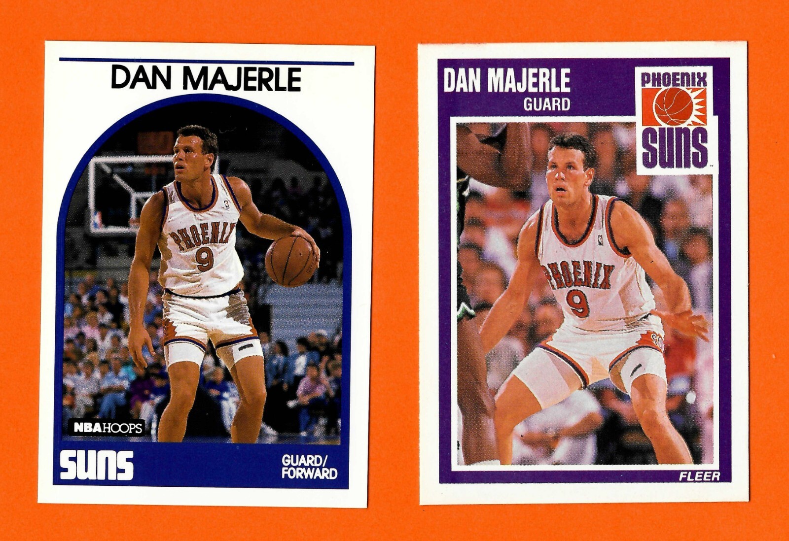 Dan Majerle Lot of 2 1989-90 RCs Rookie (1 Hoops/1 Fleer) Suns Cavs Heat  NM-MT+ | eBay