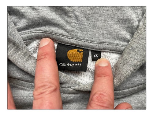 *** Sweat capuche Carhartt XS Gris NBA NFL MLB USA NYC NHL New York Los Angeles - Imagen 3 de 7