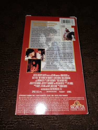 Not Without My Daughter (VHS, 1991, Movie Time) - Picture 2 of 3