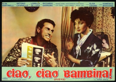 CIAO CIAO BAMBINA Elsa Martinelli LORELLA DE LUCA, E.CEGANI, AFFICHE FOTOBUSTA 1