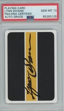 Lynn Swann Steelers Hero Playing Card GEM MT 10 PSA/DNA Signed Auto Autographed