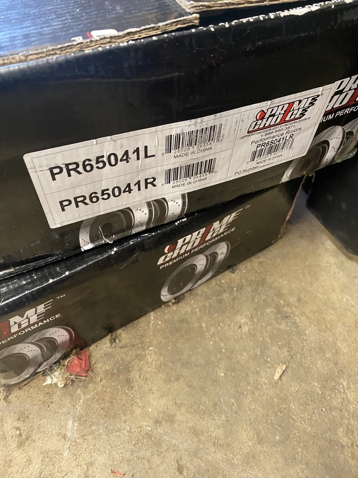 Prime Choice Drilled And Slotted Rotor Set (PR65041 - PR65042) - Image 2 of 3