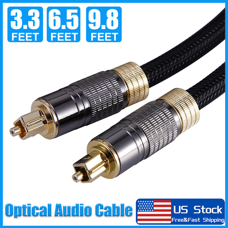 TOSLINK Digital Audio Cable 30ft TOSLINK Digital Optical Audio