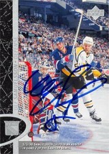 Ulf Samuelsson autographed Hockey Card New York Rangers, SC 1996 Upper Deck #104