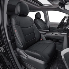 EKR Custom Fit Toyota Sienna Car Seat Covers 2011-25 Durable Leather BlackFriday