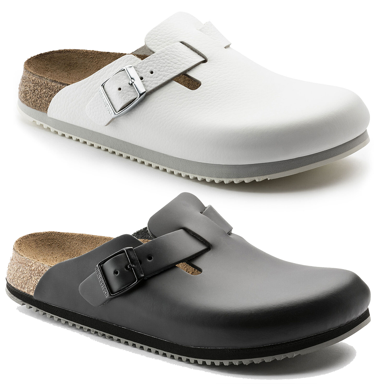 Mens Birkenstock Boston BS Super Grip Work Nurse Kitchen Shoes Sizes 7 to  13 | eBay