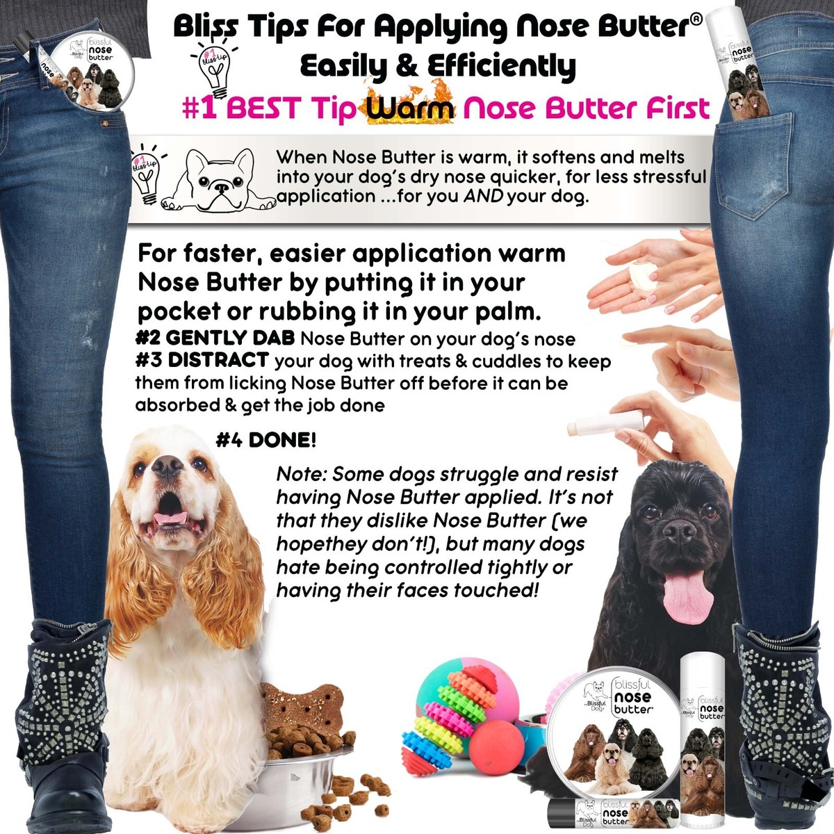 Cocker Spaniel Nose Butter Moisturizes Rough, Dry Cocker Noses