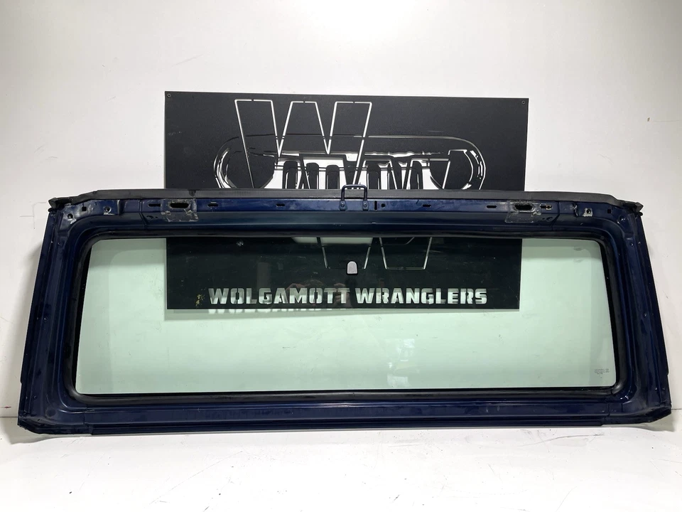Panel de marco de parabrisas delantero PATRIOT BLUE PBT 03-06 Jeep TJ Wrangler OEM CC Foto 2 de 4