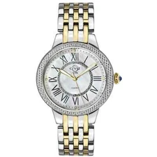 GV2 By Gevril Women's 9145  Astor II Diamond Two-Tone Stainless Steel Wristwatch