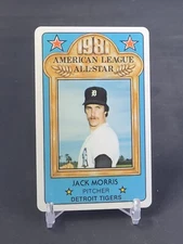 1981 Perma-Graphics Credit Card #47 Jack Morris