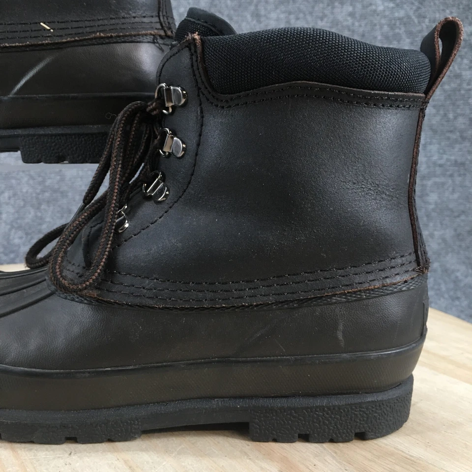 Totes Boots Womens 5 M Dakotah Thermolite Steel Shank Duck Winter Snow Black - Image 3 of 4