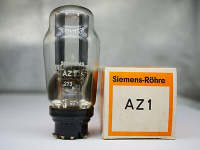 1x AZ1 Siemens Radio Röhre  tube  new in Box  / 01