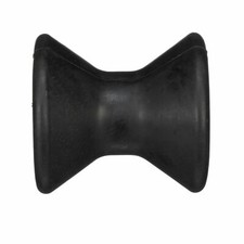 Seachoice 56310 Molded Bow Roller - Black Rubber - 4 Inches Long - 1/2 Inch I...
