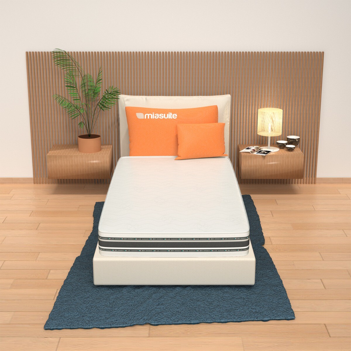 Materasso 80x200 Alto 30 cm - Singolo, Memory, Sfoderabile, in Bayscent | Cabrio