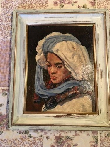 Gemälde Ölgemälde Stilleben Portrait oil painting Maurisch Spanisch - Foto 3 di 7
