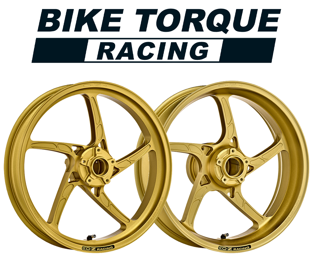 1/12 ガールヘッドA（IMT-M019A）6945 O.Z. Piega Gold Superlight Alloy Wheels to fit Kawasaki