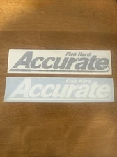Accurate Fishing Reels Vinyl Decal