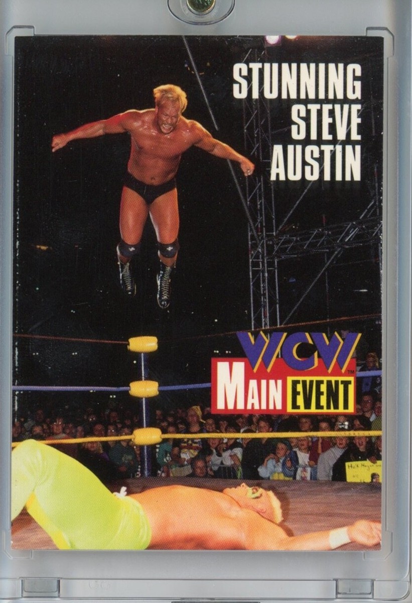 Stone Cold Steve Austin 1995 Cardz WCW Main Event #29 Rookie WWF