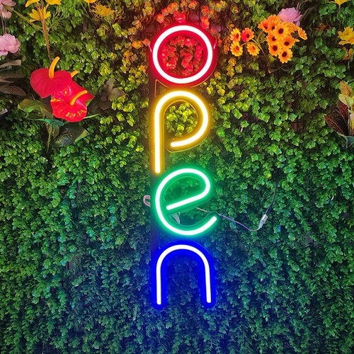 Custom led open sign neon for business signs light with hours Shop windows sign - Picture 7 of 22