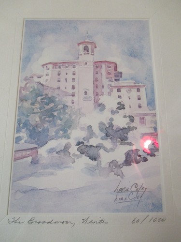 4 Orig Art Screen Prints Broadmoor Hotel Lora Coley Spring Summer Autumn Winter - Picture 7 of 7