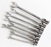 Saltus Gabel-GelenksteckschlüSsel Set 8-Teilig 8-22 Mm SchraubenschlüSsel 3In1