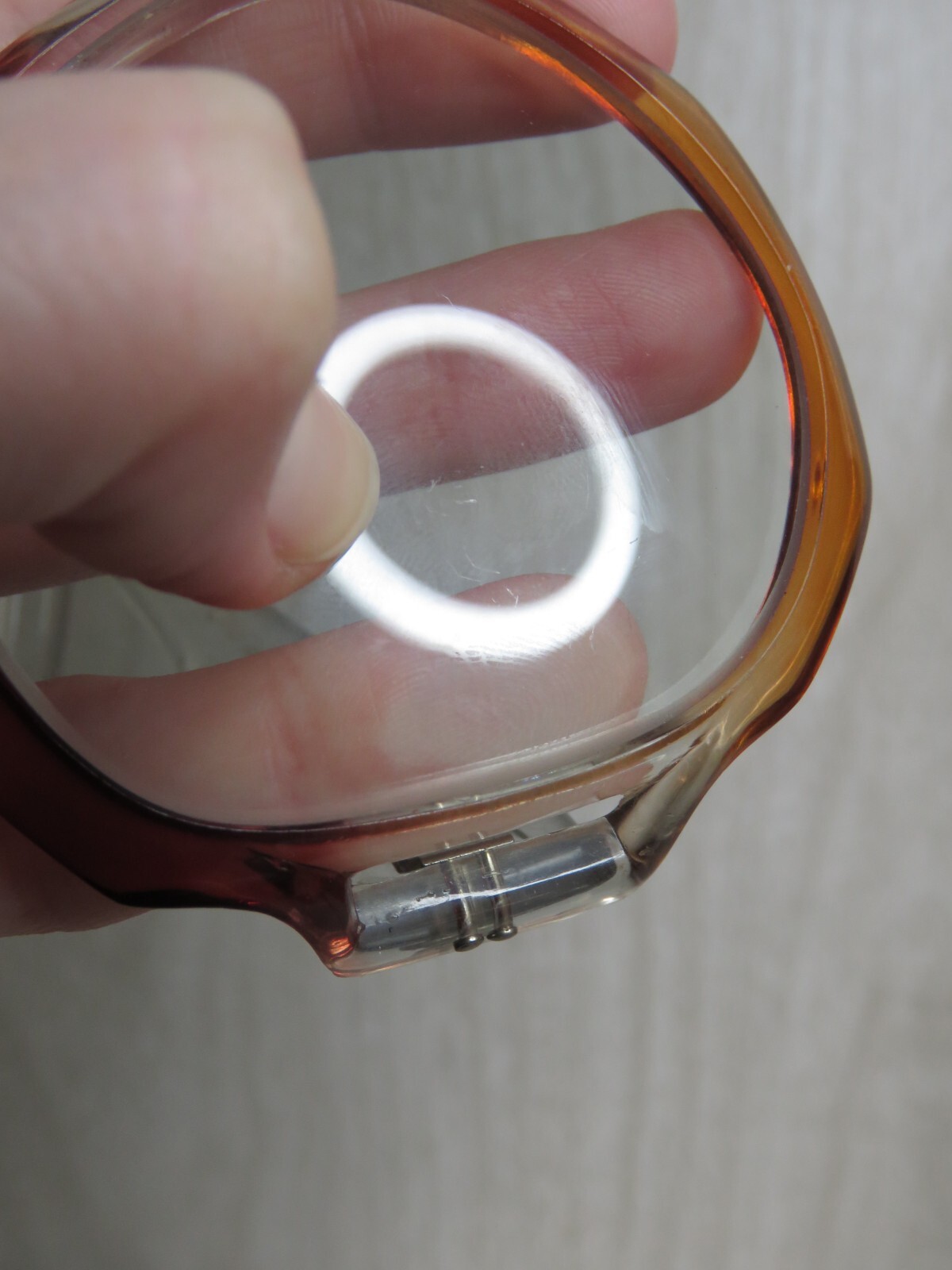 VTG Renauld Red Orange Gradient Octagonal Sunglas… - image 14