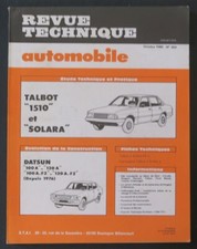Revue technique Talbot SOLARA