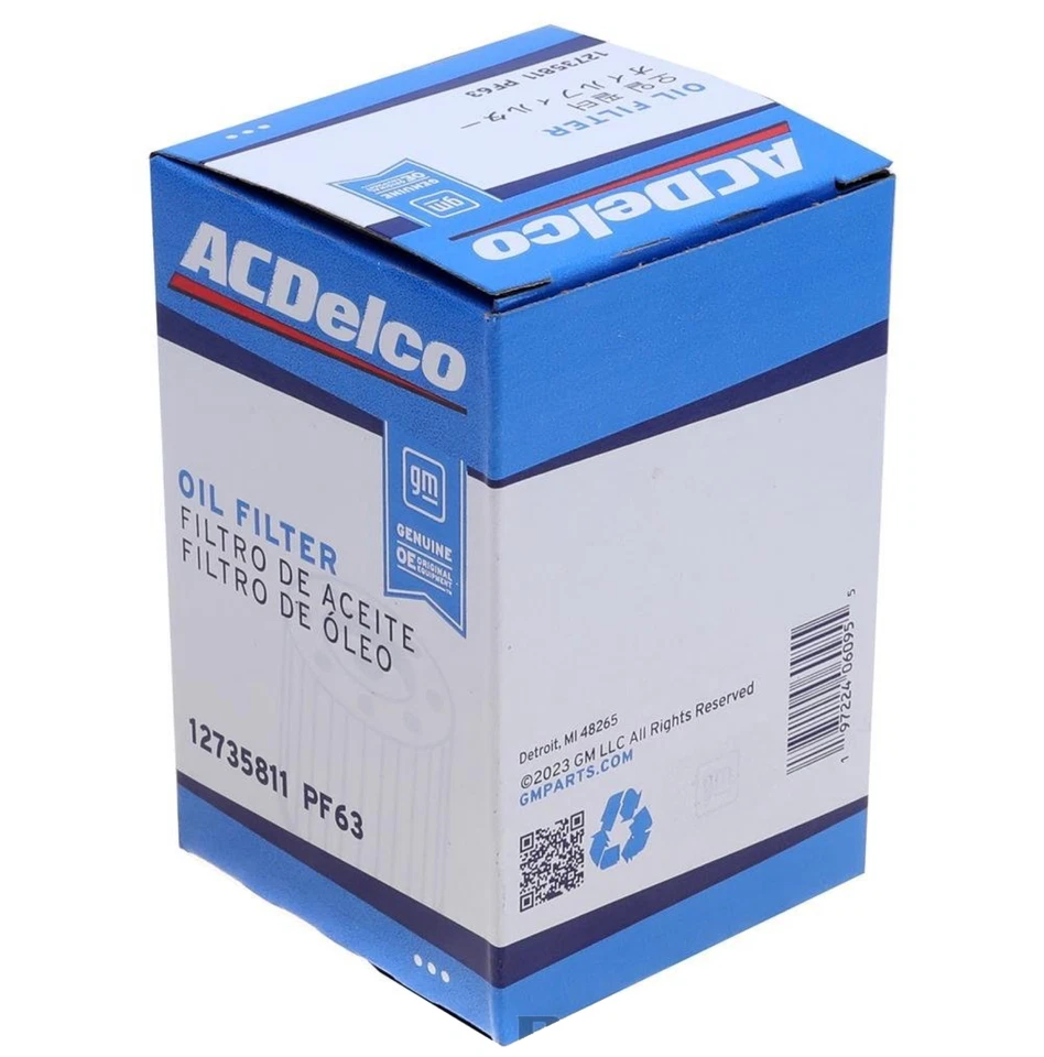 12 Engine Oil Filters ACDelco GM OE/GM Genuine Parts PF63 REPLACE OEM # 12735811 - Image 4 of 4