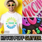 HTV4U - Puff Glitter Heat Transfer Vinyl 20" x 12" (Foot) *Puffy vinyl