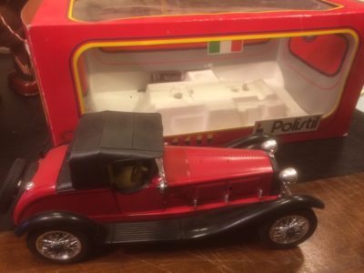 Polistil Morgan Plus 8 Jaune 1981 – Miniature 1/16 – Modèle De Collection TG2 Italie
