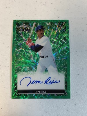 2026 Leaf Metal Baseball Jim Rice Green Scope Auto /3 MA-JR1