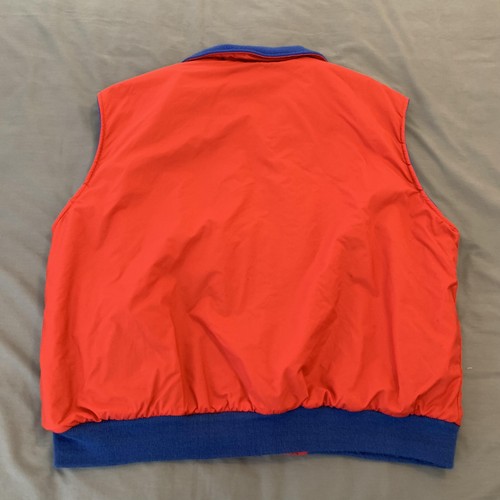 Woolrich Vest Mens X-Large Red Nylon Fleece Lined Insulated Zip Pockets Outdoor - Picture 5 of 6