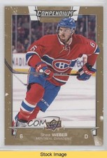 2017-18 Upper Deck Compendium Gold Shea Weber #444 HOF READ 1hh