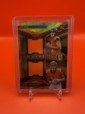 2024 Panini Gold Standard - Newly Minted Mem Duals Bo Nix, Troy Franklin /299