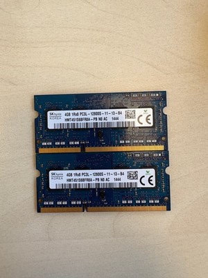 SK hynix DDR3L SDRAM SO-DIMM 8GB (2x4GB) PC3L-12800S HMT451S6BFR8A-PB