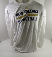 2015-16 New Orleans Pelicans Team Issued White Training Shirt 3XL DP61767
