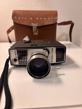 Vintage Bell  Howell Electric Eye 8mm Movie Camera with Leather Case Late 1950s