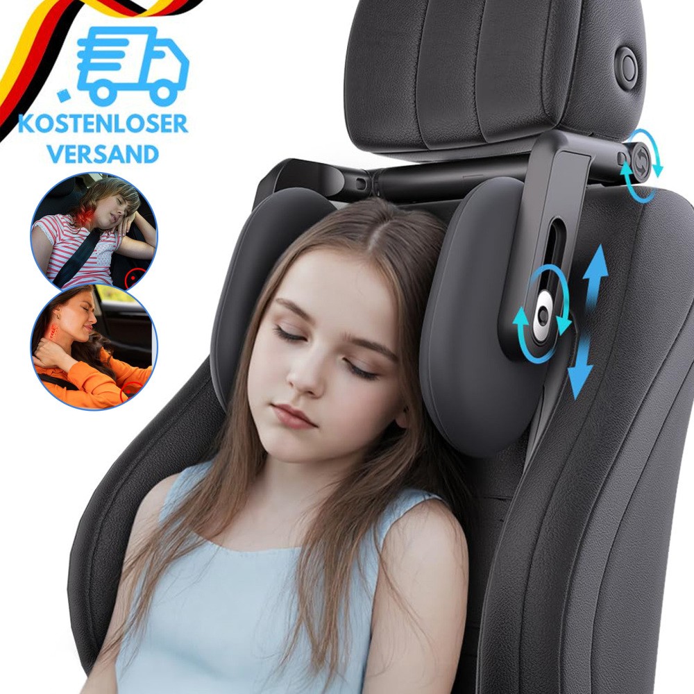 Cuscino poggiatesta auto per bambini e adulti foto 2