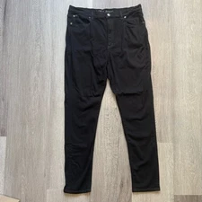 Yoga Jeans Elegant Black Women's Denim Jeggings Size 34 Stretch Streetwear